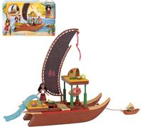Mattel Disney Moana 2 Moana’s Adventure Canoe Playset with Floating Canoe & Doll