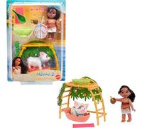 Mattel Disney Moana 2 Simea & Pua Bathtime Fun Playset with Fashion Doll, Animal Friend, Tub & 10+ Accessories, Toys Inspired by The Movie