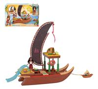 Mattel Disney Moana 2 Toys, Moana's Adventure Canoe Playset with Floating Canoe