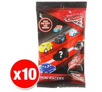 Mattel Disney Pixar Cars 3 - Mini Racers Vehicles (10 Pack)