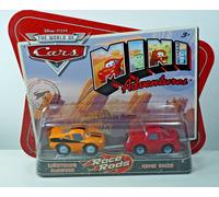 Mattel Disney Pixar Cars Mini Adventures Lightning McQueen & Chick Hicks MOC