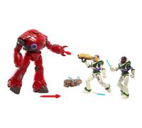 Mattel Disney Pixar Lightyear Set with 3 Action Figures, Space Rangers vs Robots Clash Pack with Buzz Lightyear, Izzy Hawthorne & Zyclops, 5-inch Scal