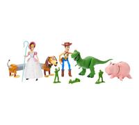 Mattel Disney Pixar Storytellers Pack Figures Toy Story 4-Inch Scale Multi-Pack Woody Rex Slinky Dog Hamm Bo-Peep & 4 Army Men