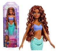 Mattel Disney Princess Ariel Mermaid Doll with Sparkling Soft Fin & Natural Hair Posable & Collectible Inspired by Live Action Movie