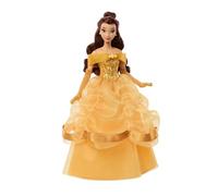 Mattel Disney Princess Belle Sparkling Princess Fashion Doll & Accessories w/Removable Dress, Shoes & Earrings, Inspired by Beauty & the Beast Movie, JLK31