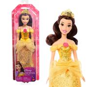 Mattel Disney Princess Dolls, Belle Posable Fashion Doll with Sparkling...
