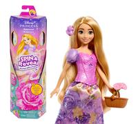 Mattel Disney Princess Rapunzel Fashion Doll Set, Spin & Reveal with 11