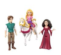 Mattel Disney Princess Rapunzel Set of 4 Small Dolls Inspired by Movie