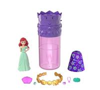 Mattel Disney Princess Small Doll Royal Color Reveal with 6 Surprises Including Scented Ring and 4 Accessories (Dolls May Vary), Garden Party Series, HXH16