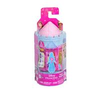 Mattel Disney Princess Tower Surprise Small Dolls & Accessories, Stacking Playsets with 4 Surprises & Friend from Disney Movies (Styles May Vary), JBL46