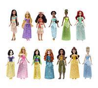 Disney Princess Toys, 13 Princess Fashion Dolls with Sparkling Clothing and Accessories, Inspired by Disney Movies, Gifts for Kids, HLW43