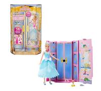 Disney Princess Toys, Cinderella Fashion Doll and Friend with 12 Surprise Fashions and Accessories, Inspired by the Disney Movie, Gifts for Kids, HMK53