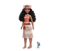 Mattel Disney Princess Toys, Moana Fashion Doll with Hei Hei Figure and Accessories, Inspired by the Disney Movie, HLW36