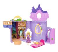 Mattel Disney Princess Toys, Rapunzel Storytime Stackers Doll House Tower with Rapunzel Small Doll, 1 Pascal Figure & 7 Accessories, Inspired by Movie, JDP61