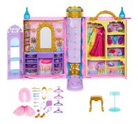 Disney Princess Castle Shaped Portable Wardrobe Play Set Doll