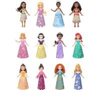Mattel Disney Princess Toys, Ultimate Princess Pack with 12 Small Posable Dolls