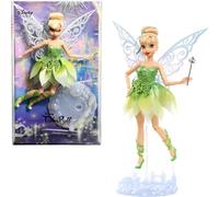 Mattel Disney Toys Tinker Bell Collector Doll with Wings to Celebrate Disney 100 Years of Wonder Inspired by Peter Pan