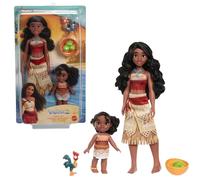 Mattel Disney Vaiana 2 Spielzeuge, Schwesternset mit 2 Modepuppen im bekannten L