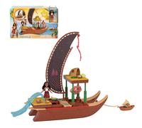 Mattel Disney Vaiana 2 Spielzeuge, Vaianas Abenteuerkanu-Spielset mit schwimmend