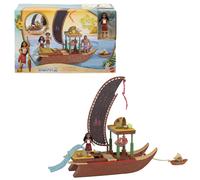 Mattel Disney Vaiana 2 Spielzeuge, Vaianas Abenteuerkanu-Spielset mit schwimmend