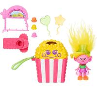 Mattel DreamWorks Trolls Fun Fair Surprise FairFest Small Doll & 10 Accessories, Carnival Food Popcorn Theme with Viva