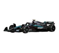 Hot Wheels Premium Mercedes-AMG PETRONAS Formula 1® Car | 1:64 Scale Kimi Antonelli Die-Cast Replica Toy Car for Collectors, Real Riders Tires & Metal/Metal Body and Chassis, JKD92