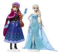 Mattel Frozen Anna & Elsa Doll Set - 2 Disney Princess Collector Fashion Dolls Celebrating Disney's 100 Years of Wonder Inspired by the Movie