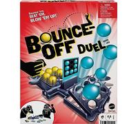 Mattel Games Bounce-Off Duel 2-Player Game for Kids, Teens, Families & Adults, Slam The Paddles & Balls Pop Out with Challenge Cards