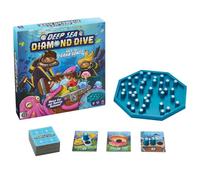 Mattel Games Deep Sea Diamond Dive Family Board Game for Kids and Grown-Ups with Easy Rules and Quick Gameplay for 2-4 Players, JMJ62