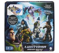 Mattel Games Disney and Pixar Lightyear Seeker Squad Board Game 2 Level Play 2 to 4 Players Cooperative Teamwork Movie Theme For Kids and Lightyear