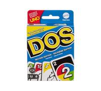 Mattel Games Dos Second Edition Card Game, 7+, 2-6 Players | Includes Special Rules & Wild DOS Card for Kids, Teens & Family Game Night, Colorblind Accessible, HNN01