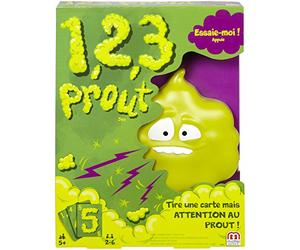 Mattel Games - DVJ49 - 1, 2, 3, Prout Board Game [French Version]