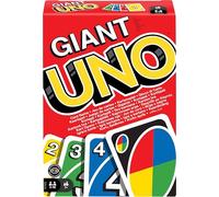 Mattel Games Giaint UNO Card Game, Ages 7+, Players 2-10 | XL Color Blind Accessible & Customizable Oversized Card Game for Kids, Teens & Family Game Night, GRL91