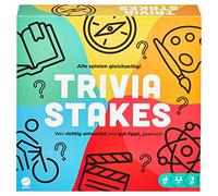 Mattel Games GYH87 Trivia Stakes, Board Game, Quiz Game, Board Game from 12 Years
