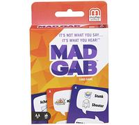 Mattel Games MAD GAB Card Game of Verbal Puzzle Phrases, Gift for Players Ages 12 Years & Older​​​
