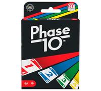 Mattel Games Phase 10 card game, sequences rummy-like card game, includes 108 cards, FFY05