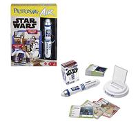 Mattel Games Pictionary Air Star Wars Game for Ages 8+, 2 Teams | Includes R2-D2 Lightpen & Themed Clues to Draw in the Air Fans, Kids, Teens & Family Game Night, French Language, HHM50