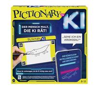 Mattel Games Pictionary Vs. KI HYH74 The New Way to Play - Board Game with Artificial Intelligence, Sketch and Guess, Fun Game Night for the Whole Family, German Version