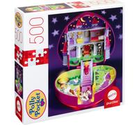 Mattel Games Polly Pocket Mattel Jigsaw Puzzle with 500 Interlocking Pieces & Mini-Poster Image of Micro Doll Playset For Collectors & Kids Age