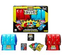 Mattel Games Rock 'Em Sock 'Em Robots Fight Cards Card Game | Fast-paced Team Party Game for Kids, Teens and Family Game Night, Ages 8+ and 2-6 Players, with 2 Boxing Gloves, HTW64