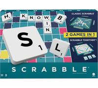 Mattel Games Scrabble Board Game, Family Word Game with Two Ways to Play,...