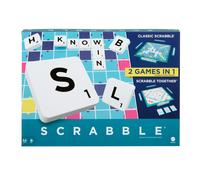 Mattel Games Scrabble Board Game, Family Word Game with Two Ways to Play, includ