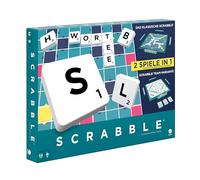 Mattel Games Scrabble , Version: German, HWD45 | Two game modes: classic and together, 56 target cards to learn Scrabble basics, ages 8+, HWD45