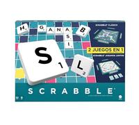 Scrabble 2 In 1 Board Game Spanish Multicolor Kids