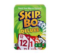 Mattel Games Skip-Bo Deluxe Card Game Tin, Ages 7+, Players 2-6