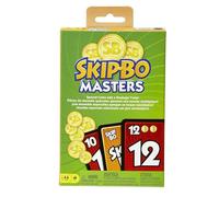 Mattel Games Skip-Bo Masters Card Game for Adults, Family Night & Parties, Play Numbers in Order for 2 for 6 Players, HJR21