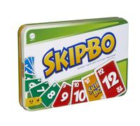 Mattel Games Skip Bo tin Box Version sequencying Card Games Strategy and Fun for Ages +7 German Version L3671
