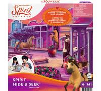 Mattel Games Spirit Hide & Seek Kids Game Hide-and-Seek Board Game with Mini Horses & Buildings for 2 3 4 or 5 Players Ages 5 Years Old & Up