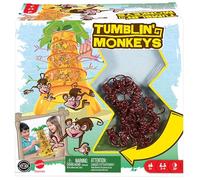 Mattel Games Tumblin Monkeys Kids Game, Ages 5+, 2-4 Players | Don't Let the Monkeys Fall, Easy-To-Learn Rules & Fast-Paced Active Play for Kids & Family Night, 52563