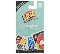Mattel Games UNO Add-On Reverse Pack for Kids and Adults for Family Game Night, Use as a Travel Game or Engaging Gift for Kids, 2 to 10 Players, Ages 7 and Up, JCV56